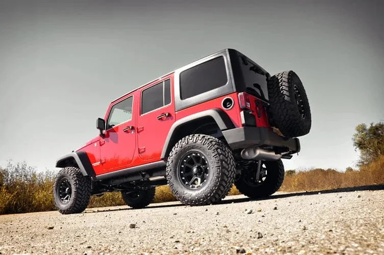 Rough Country 3.5 Inch Lift Kit | M1R | Jeep Wrangler Unlimited 2WD/4WD (2007-2018) - Installation View