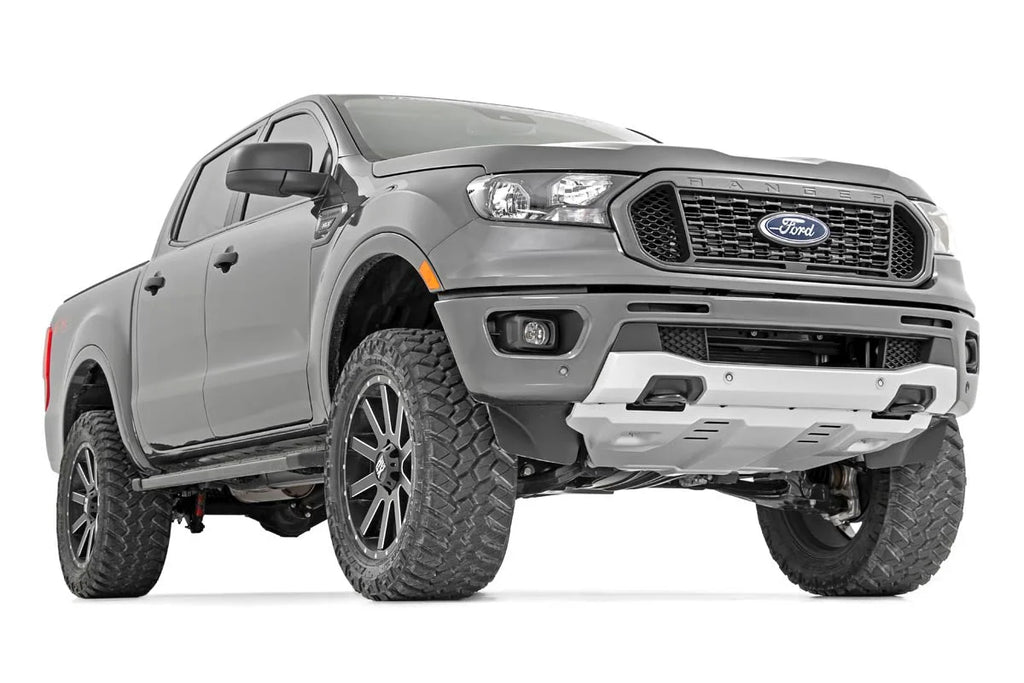 Rough Country 3.5 Inch Lift Kit | N3 | Cast Steel Knuckles | Ford Ranger 4WD (2019-2023) 500011 - Side View