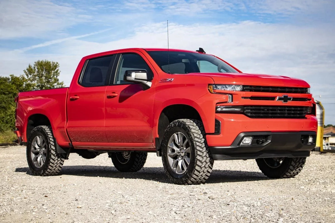 Rough Country 3.5 Inch Lift Kit | N3 Struts | Rear Mono Leaf | Chevy Silverado 1500 (22-24) 28231 - Installation View