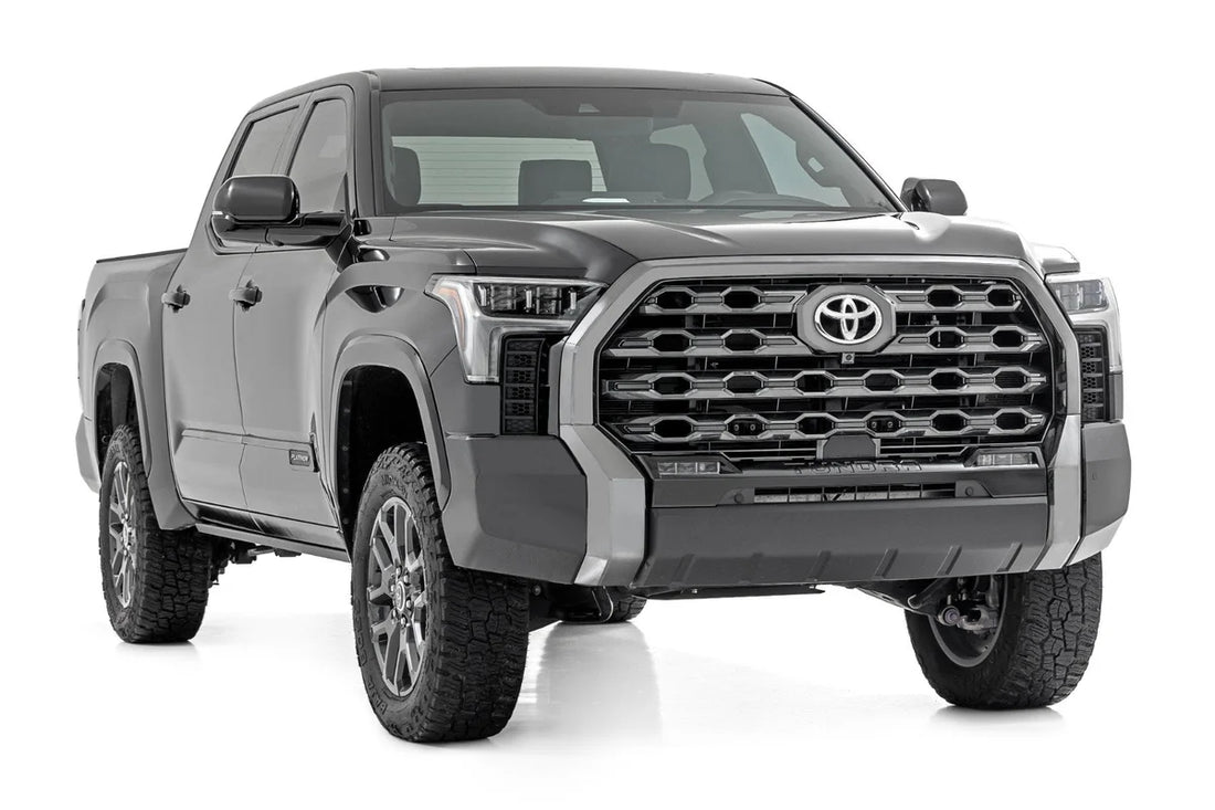 Rough Country 3.5 Inch Lift Kit | Rear Air Ride | Toyota Tundra 4WD (2022-2024) 71300 - Side View