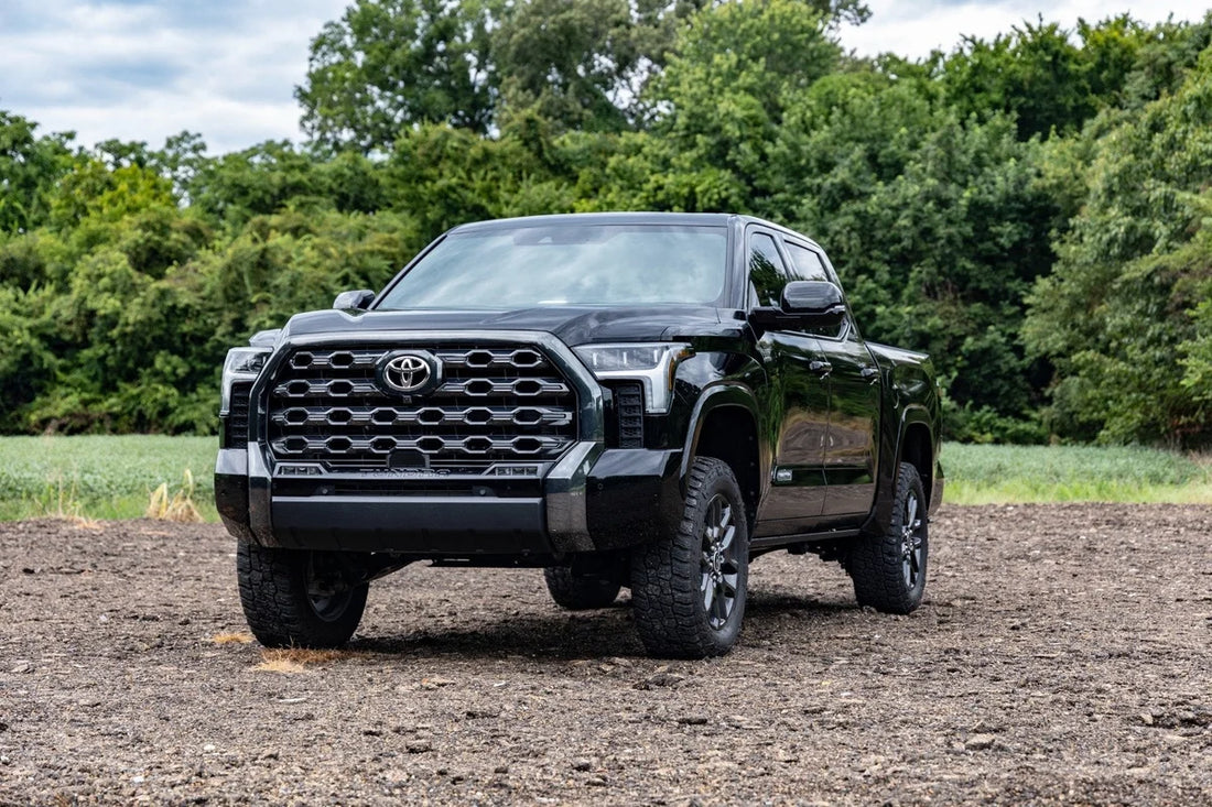 Rough Country 3.5 Inch Lift Kit | Rear Air Ride | Toyota Tundra 4WD (2022-2024) 71300 - Back View