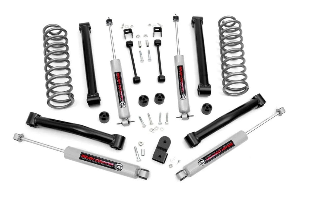 Rough Country 3.5 Inch Lift Kit | V-6 Motor | Jeep Grand Cherokee ZJ 2WD/4WD (1993-1998) 636.20 - Kit Contents