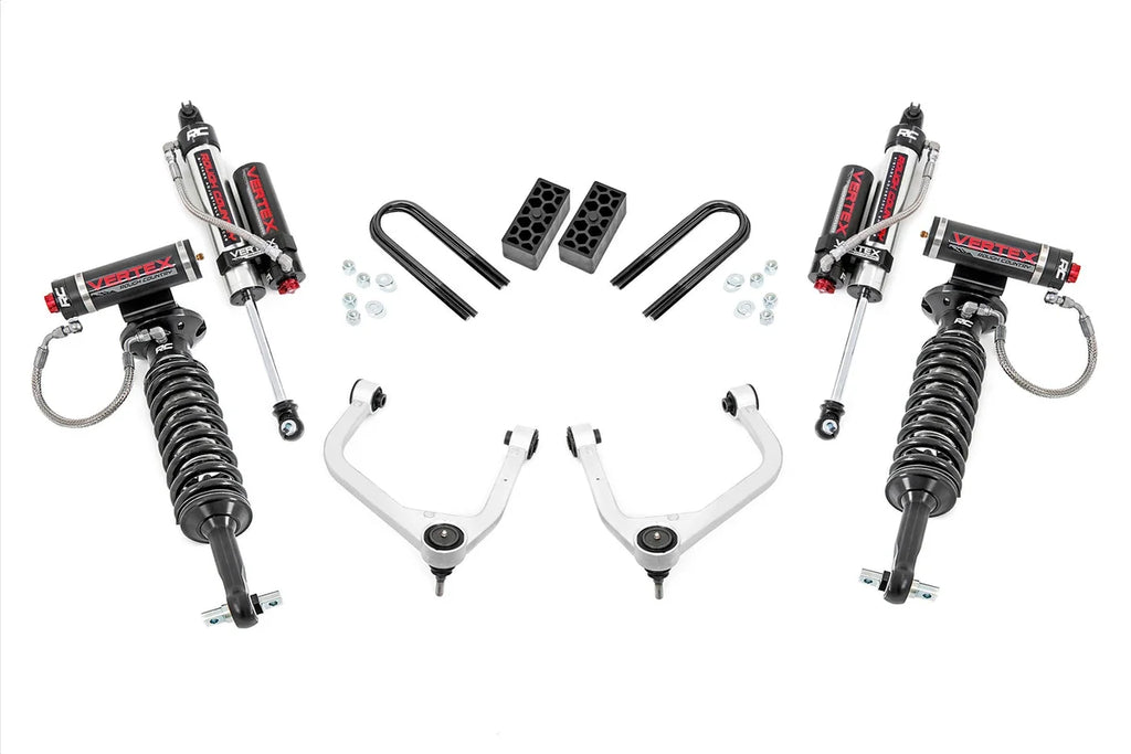 Rough Country 3.5 Inch Lift Kit | Vertex | Rear Mono Leaf | Chevy Silverado 1500 (22-24) 28250 - Main Product View