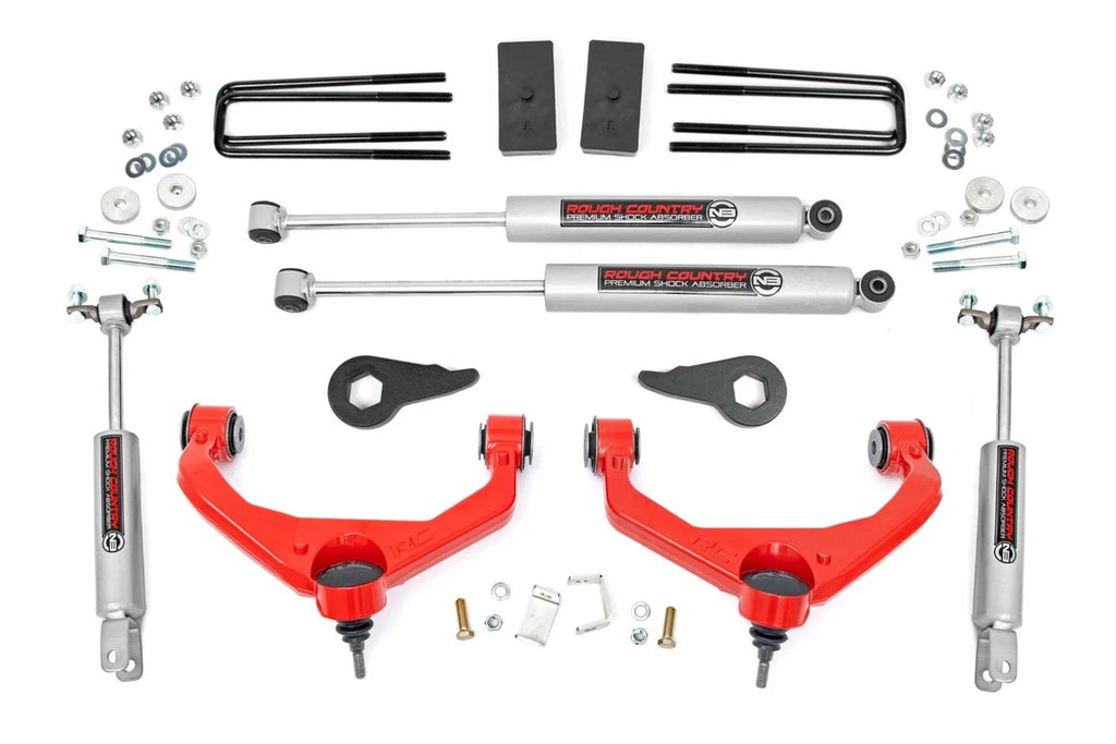 Rough Country 3.5 Inch Lift Kit | w/ Overloads | Chevy/GMC 2500HD/3500HD (11-19) - Main Product View