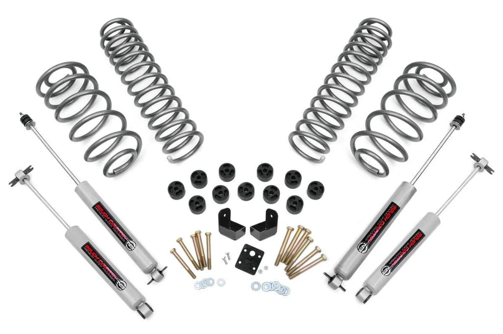 Rough Country 3.75 Inch Lift Kit | Combo | 4 Cyl | N3 | Jeep Wrangler TJ (97-06)/Wrangler Unlimited (04-06) 646.20 - Main ...