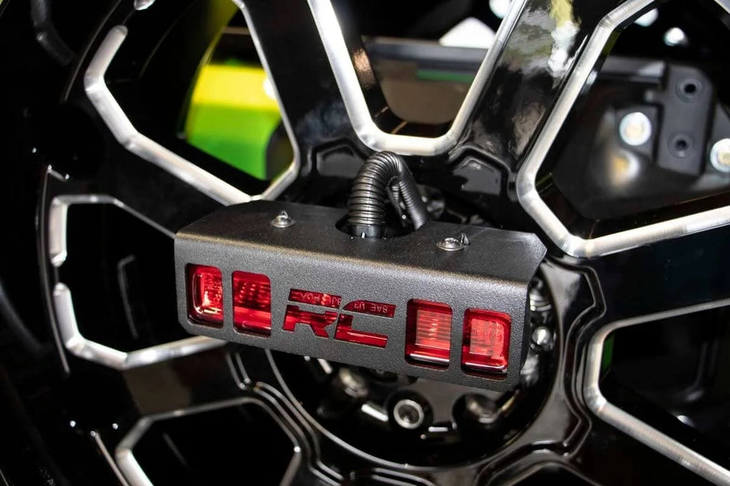 Rough Country 3rd Brake Light Relocation Bracket | Jeep Wrangler JL (18-24)/Wrangler Unlimited (18-24) 70055 - Side View