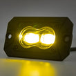 Load image into Gallery viewer, Rough Country 3x1.75 Inch Black Series | Yellow | LED Slim Aux | SAE Fog | Flush Mount | Pair 70909 - Mounting View