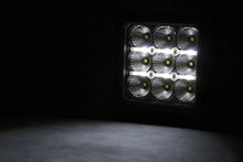 Load image into Gallery viewer, Rough Country 4 Inch Chrome Series LED Light Pods | Square | White DRL | Pair 70905DRL - Back View