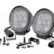 Load image into Gallery viewer, Rough Country 4 Inch Chrome Series LED Light | Round | Pair 70804 - Main Product View