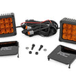 Load image into Gallery viewer, Rough Country 4 Inch LED Amber Light Pods | Square | Amber DRL | Pair 70905ADRL - Main Product View