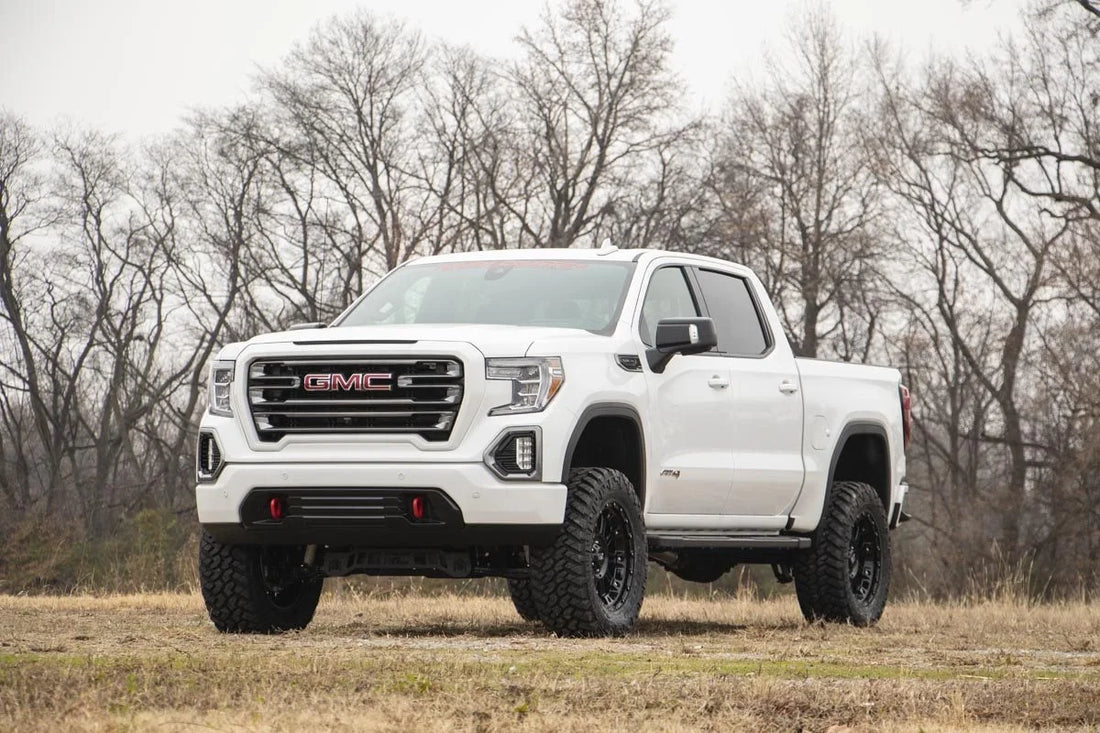 Rough Country 4 Inch Lift Kit | Diesel | Chevy Silverado & GMC Sierra 1500 4WD (2019-2024) 27531D - Back View