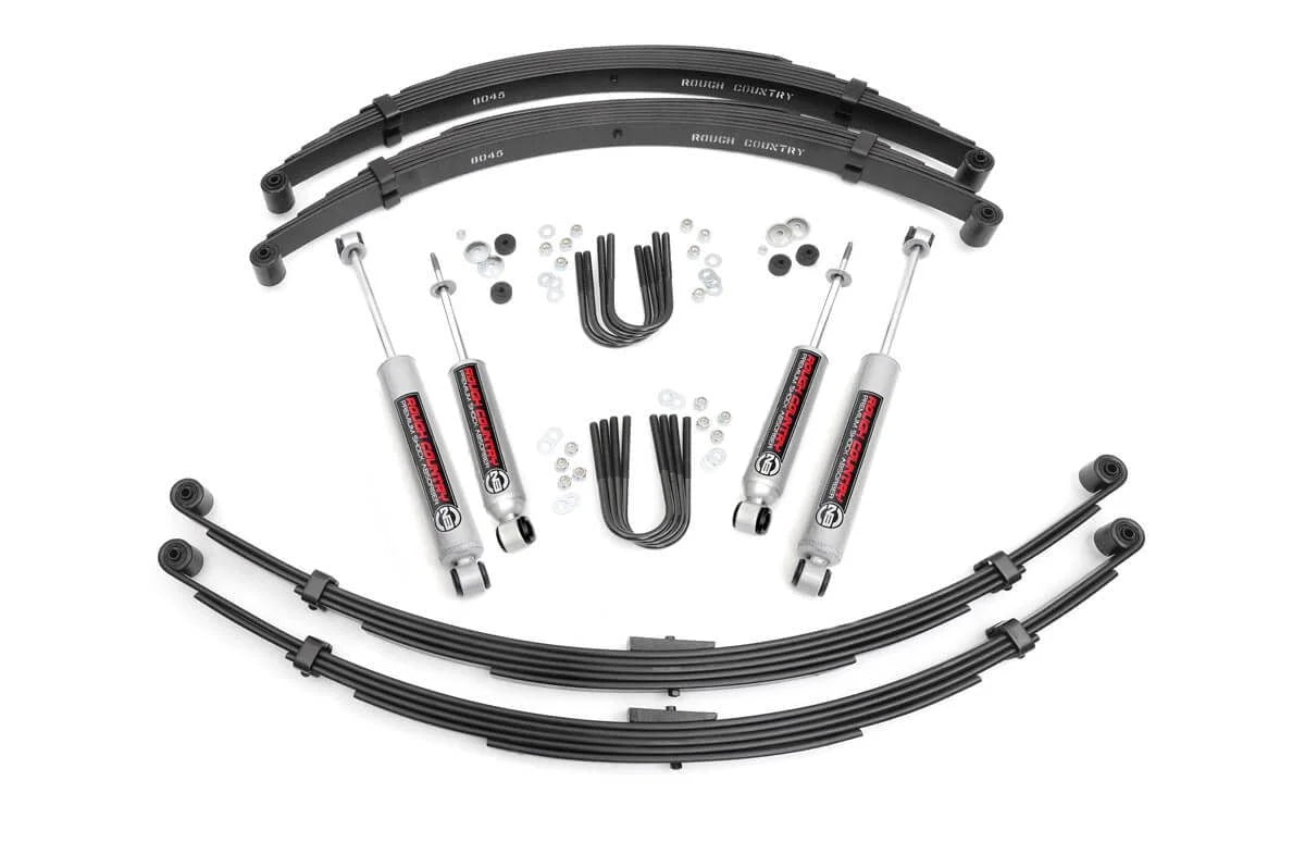 4 Inch Lift Rough Country 4 Inch Lift Kit 82030 fits 1971-1973 International ...