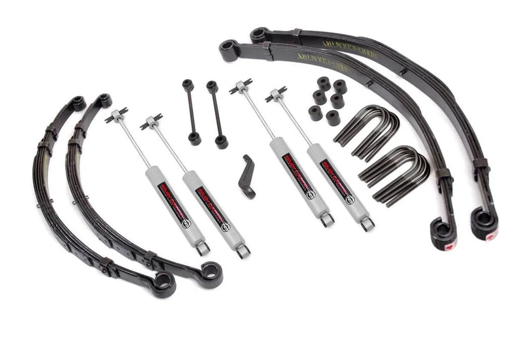 Rough Country 4 Inch Lift Kit | Jeep CJ 5 4WD (1976-1981) 675-76-8130 - Main Product View