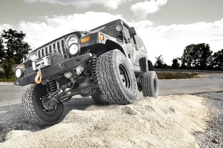 Rough Country 4 Inch Lift Kit | Jeep Wrangler TJ (03-06)/Wrangler Unlimited (04-06) 90730 - Installation View