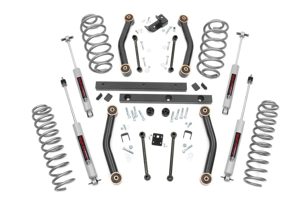 Rough Country 4 Inch Lift Kit | Jeep Wrangler TJ 4WD (1997-2002) 90630 - Kit Contents