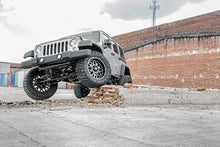 Load image into Gallery viewer, Rough Country 4 Inch Lift Kit | Jeep Wrangler Unlimited 2WD/4WD (2007-2018) 68130 - Installation View