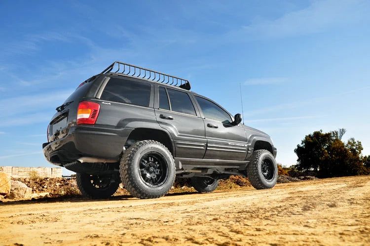 Rough Country 4 Inch Lift Kit | Long Arm | Jeep Grand Cherokee WJ 4WD (1999-2004) 90820 - Installation View