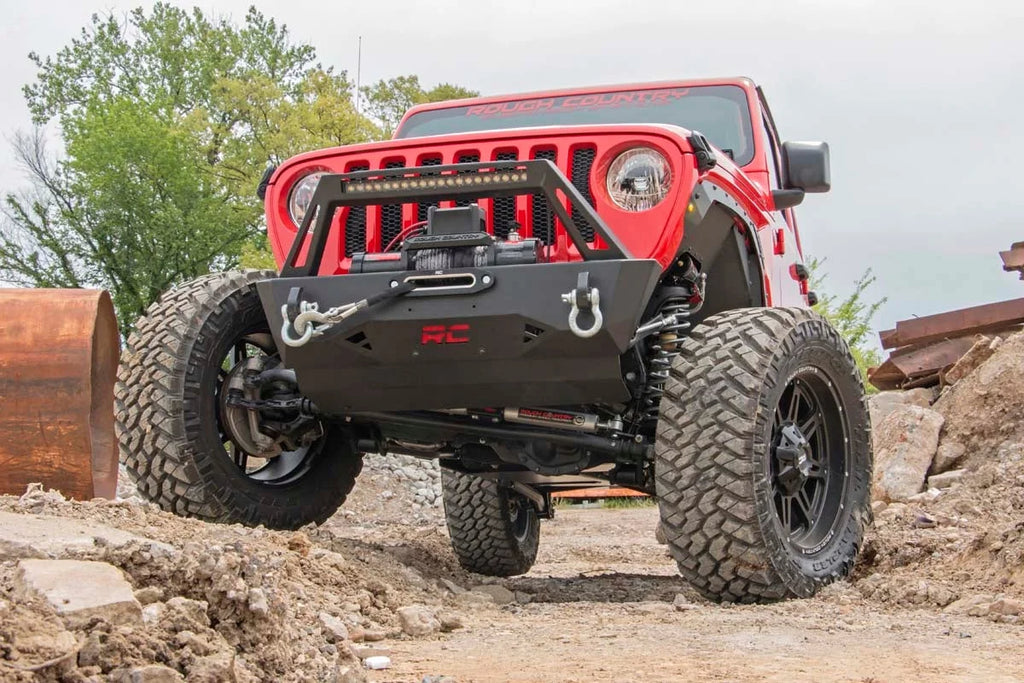 Rough Country 4 Inch Lift Kit | Long Arm | Jeep Wrangler Unlimited 4WD (2018-2023) 61930 - Back View