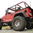 Load image into Gallery viewer, Rough Country 4 Inch Lift Kit | Long Arm | M1 | Jeep Wrangler TJ 4WD (1997-2006) - Installation View