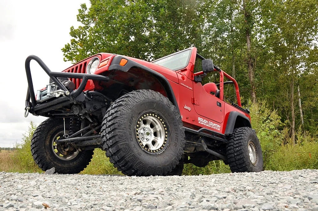 Rough Country 4 Inch Lift Kit | Long Arm | M1 | Jeep Wrangler TJ 4WD (1997-2006) - Additional View 5