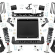 Load image into Gallery viewer, Rough Country 4 Inch Lift Kit | M1 Struts | Chevy/GMC Canyon (23-25)/Colorado (23-26) - Main Product View