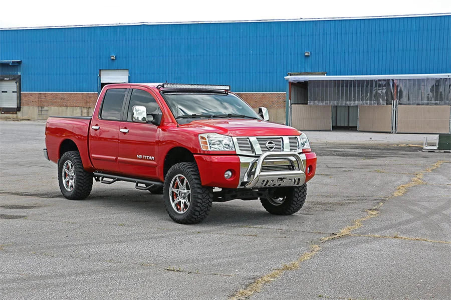Rough Country 4 Inch Lift Kit | Nissan Titan 2WD/4WD (2004-2015) 874.20 - Front View