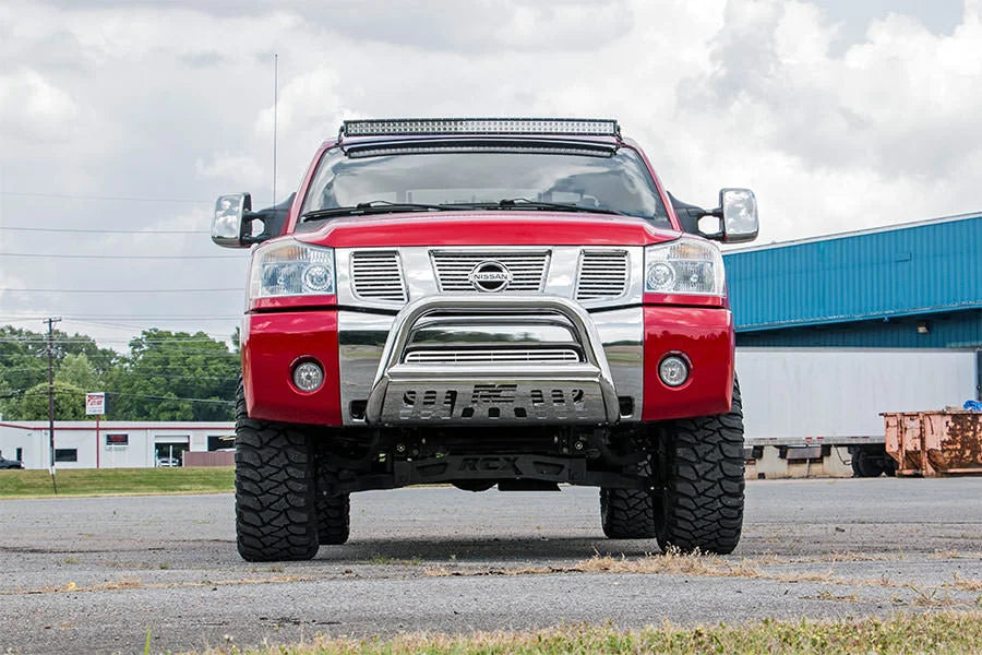 Rough Country 4 Inch Lift Kit | Nissan Titan 2WD/4WD (2004-2015) 874.20 - Front View