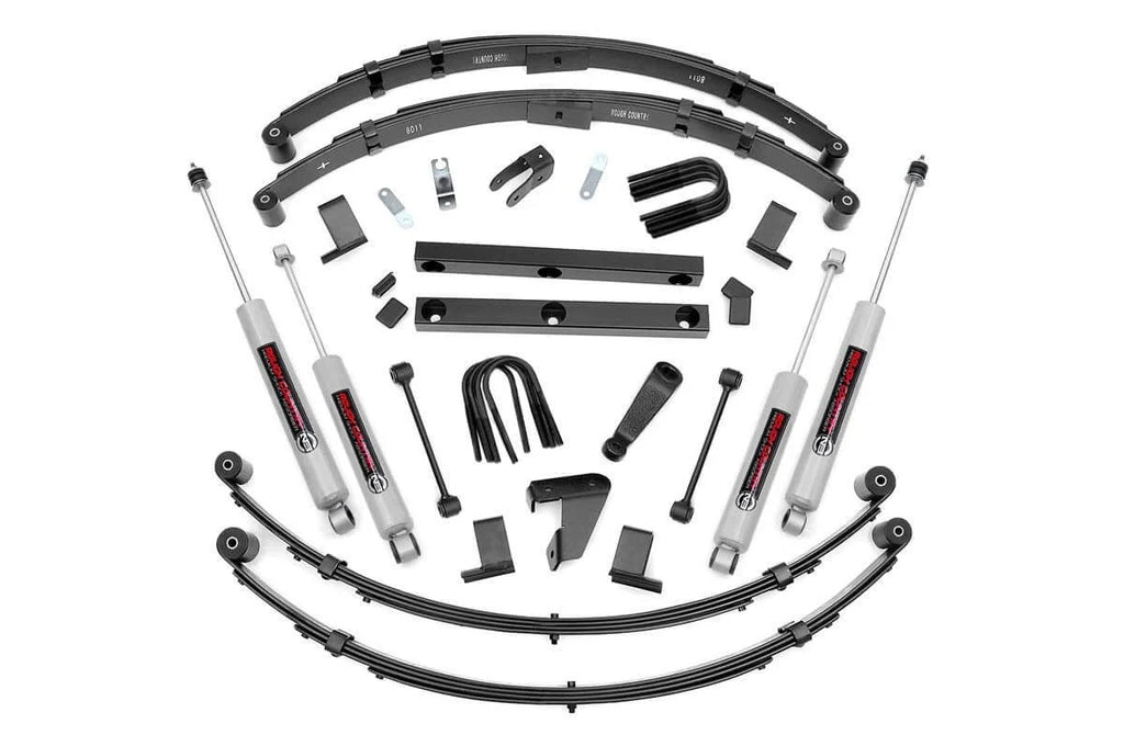 Rough Country 4 Inch Lift Kit | Power Steer | Jeep Wrangler YJ 4WD (1987-1995) 620N2