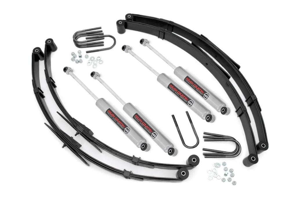 Rough Country 4 Inch Lift Kit | Toyota Land Cruiser FJ40 4WD (1964-1980) 73530 - Kit Contents