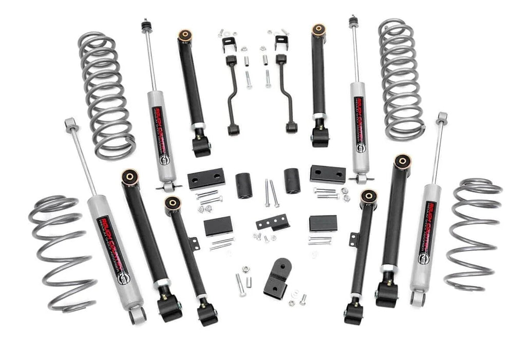 Rough Country 4 Inch Lift Kit | X-Series | Jeep Grand Cherokee ZJ 2WD/4WD (1993-1998) 68820 - Main Product View