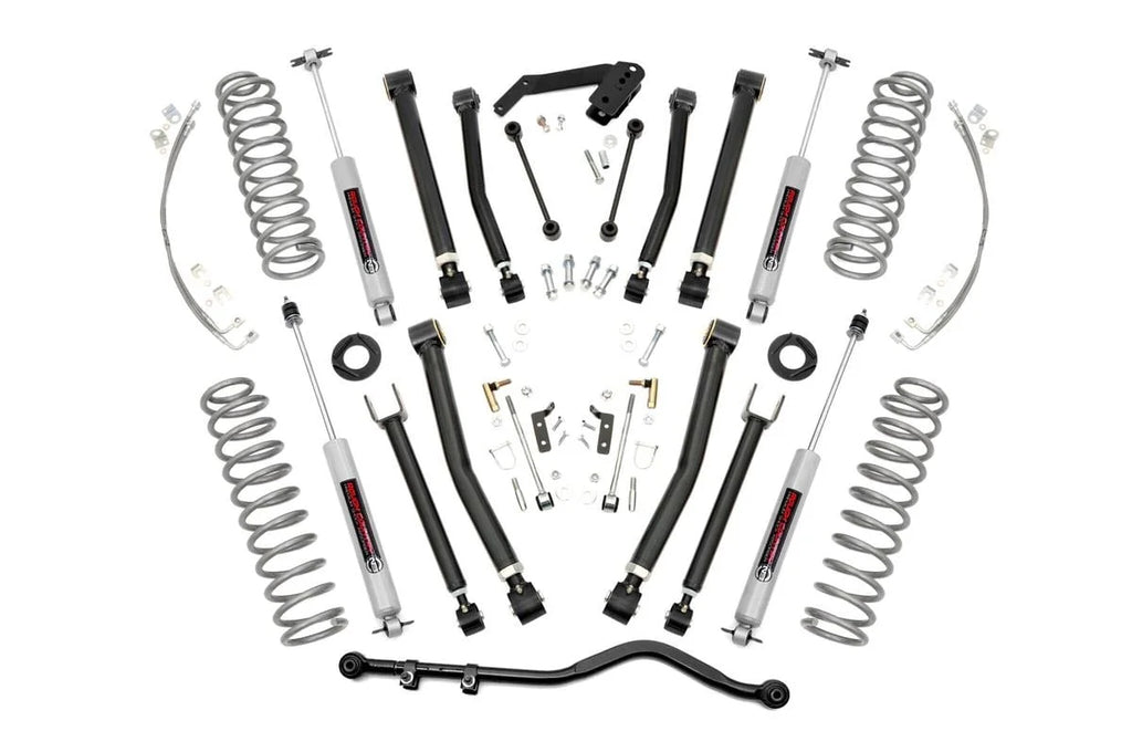 Rough Country 4 Inch Lift Kit | X-Series | Jeep Wrangler JK 4WD (2007-2018) 67330 - Main Product View