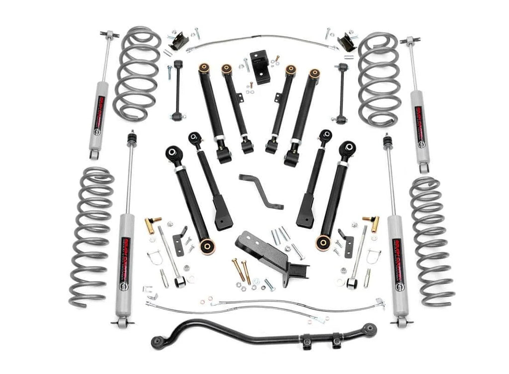 Rough Country 4 Inch Lift Kit | X-Series | Jeep Wrangler TJ (97-06)/Wrangler Unlimited (04-06) 66130