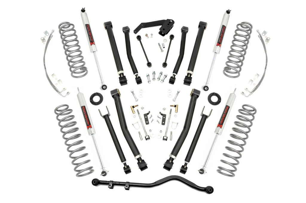 Rough Country 4 Inch Lift Kit | X-Series | M1 | Jeep Wrangler JK 4WD (2007-2018) 67340 - Main Product View