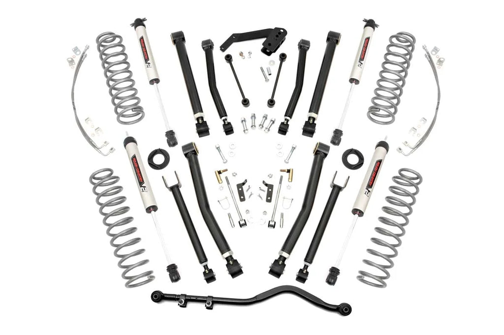 Rough Country 4 Inch Lift Kit | X-Series | V2 | Jeep Wrangler Unlimited 2WD/4WD (2007-2018) 67470 - Main Product View
