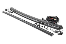 Load image into Gallery viewer, Rough Country 40 Inch Black Series LED Light Bar | Curved | Single Row 72740BL - Main Product View