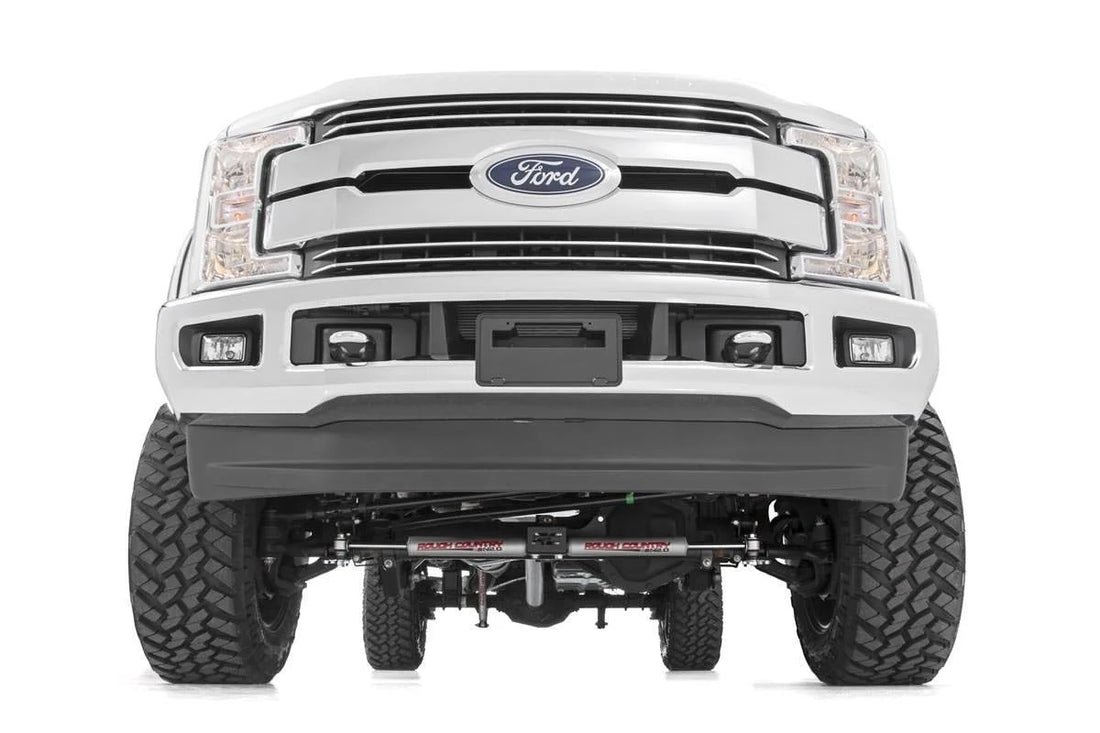 Rough Country 4.5 Inch Lift Kit  |  D/S  |  C/O V2 | Ford F-250/F-350 Super Duty 4WD (17-22) 55058 - Back View