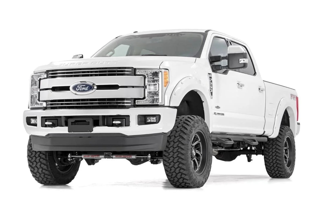 Rough Country 4.5 Inch Lift Kit  | FR D/S | Ford F-250/F-350 Super Duty 4WD (2017-2022) 50621 - Back View
