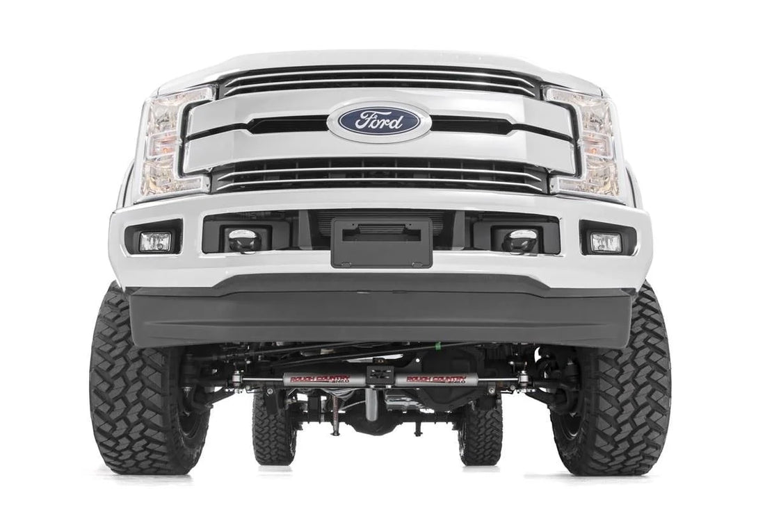 Rough Country 4.5 Inch Lift Kit  | FR D/S | Ford F-250/F-350 Super Duty 4WD (2017-2022) 50621 - Installation View