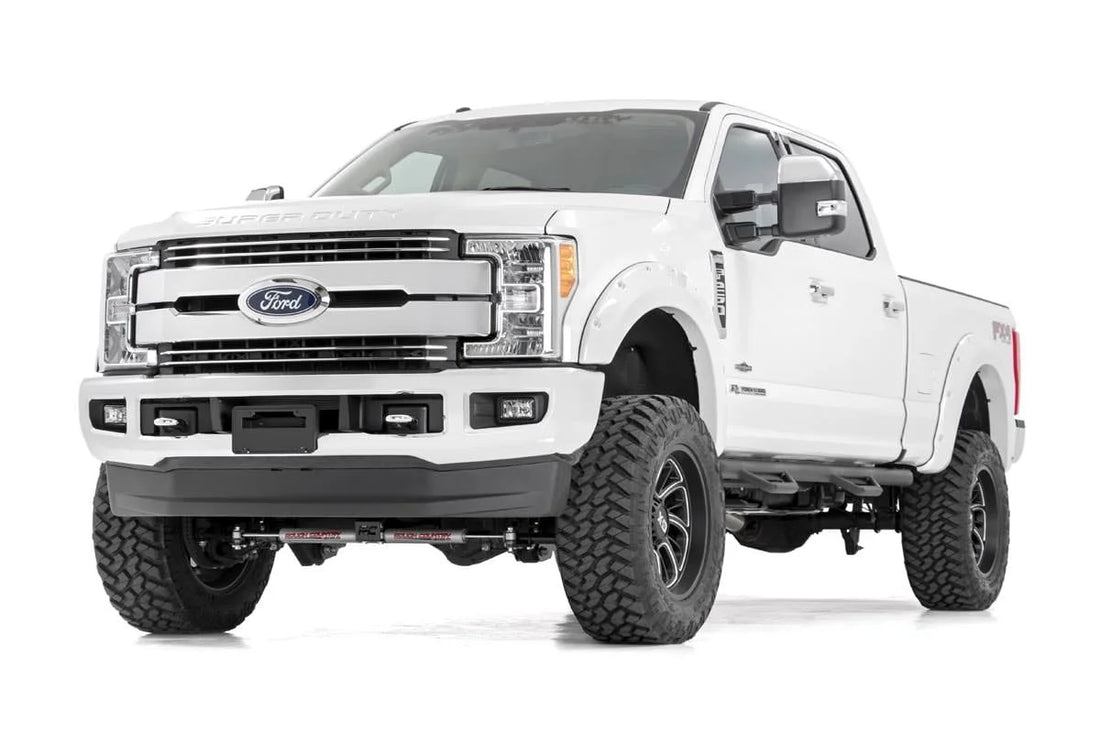 Rough Country 4.5 Inch Lift Kit | Front D/S | Ford F-250/F-350 Super Duty 4WD (2017-2022) 55021 - Side View