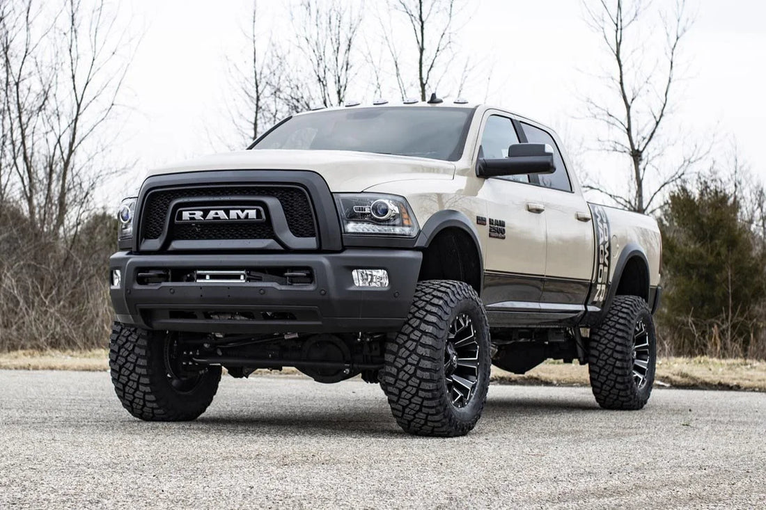 Rough Country 4.5 Inch Lift Kit | Gas | Powerwagon | Ram 2500 4WD (2014-2018) 39830 - Side View