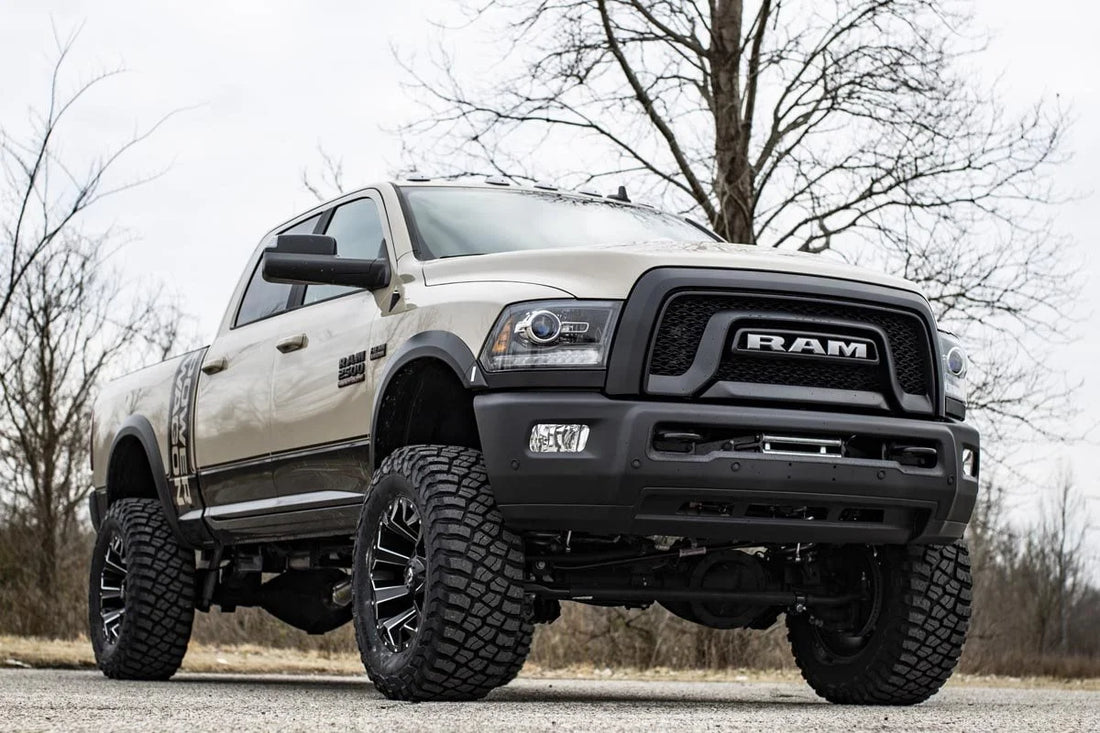 Rough Country 4.5 Inch Lift Kit | Gas | Powerwagon | Ram 2500 4WD (2014-2018) 39830 - Back View