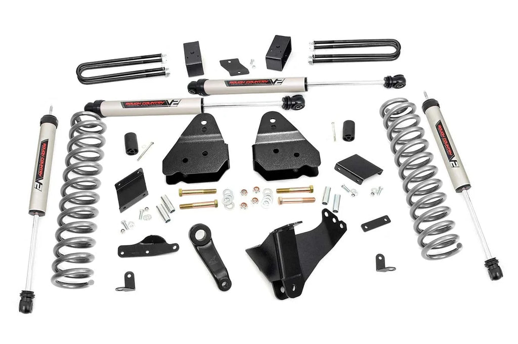Rough Country 4.5 Inch Lift Kit | No OVLD | V2 | Ford F-250 Super Duty 4WD (2011-2014) 53070