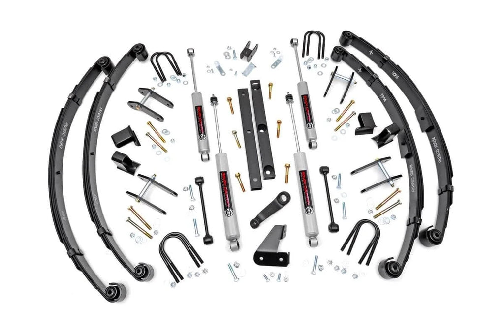 Rough Country 4.5 Inch Lift Kit | Power Steering | Jeep Wrangler YJ 4WD (1987-1995) 618.20