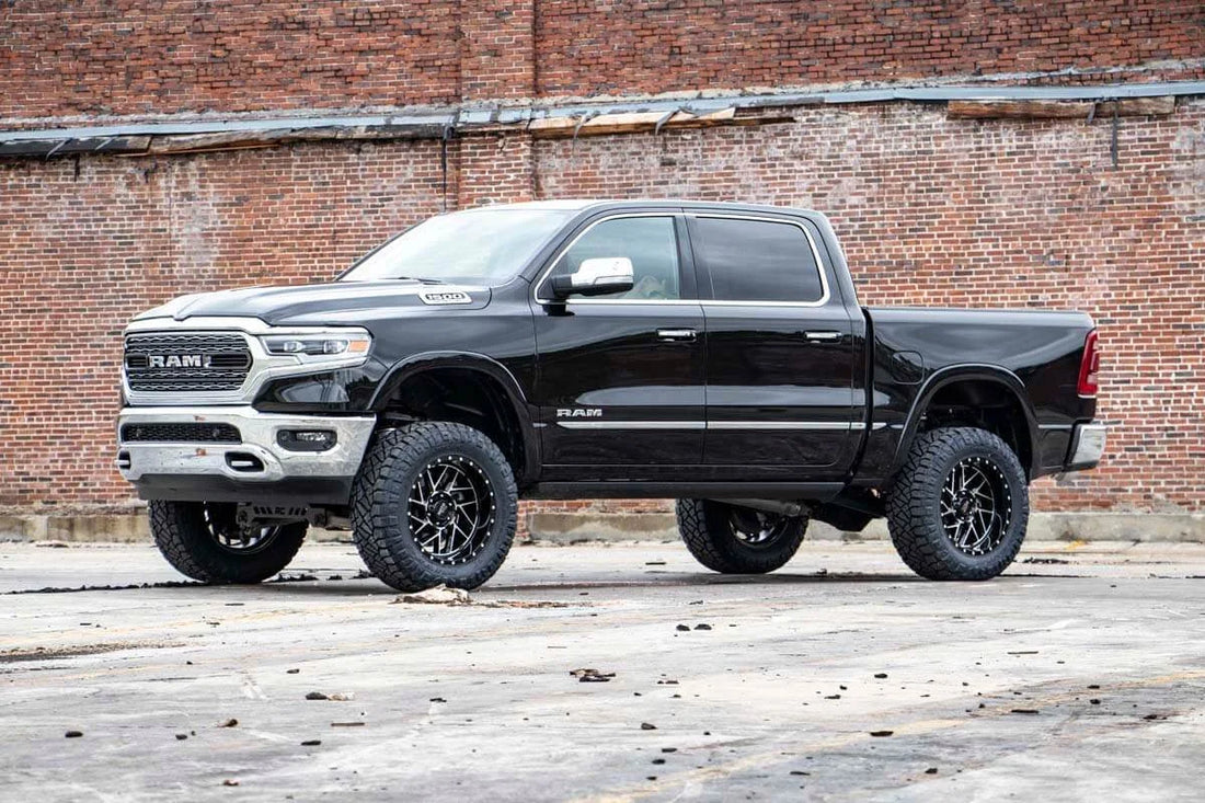 Rough Country 5 Inch Lift Kit | 22XL | Air Ride | Ram 1500 4WD (2019-2024) 34430A - Installation View