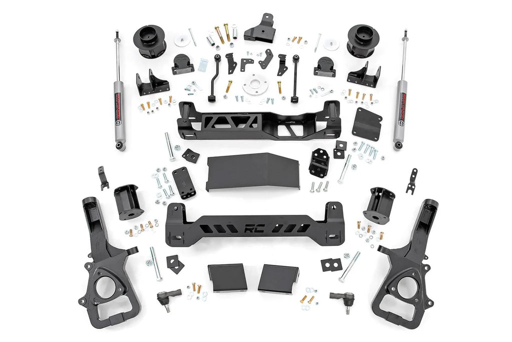 Rough Country 5 Inch Lift Kit | Air Ride | Ram 1500 4WD (2019-2024) 33830A - Main Product View
