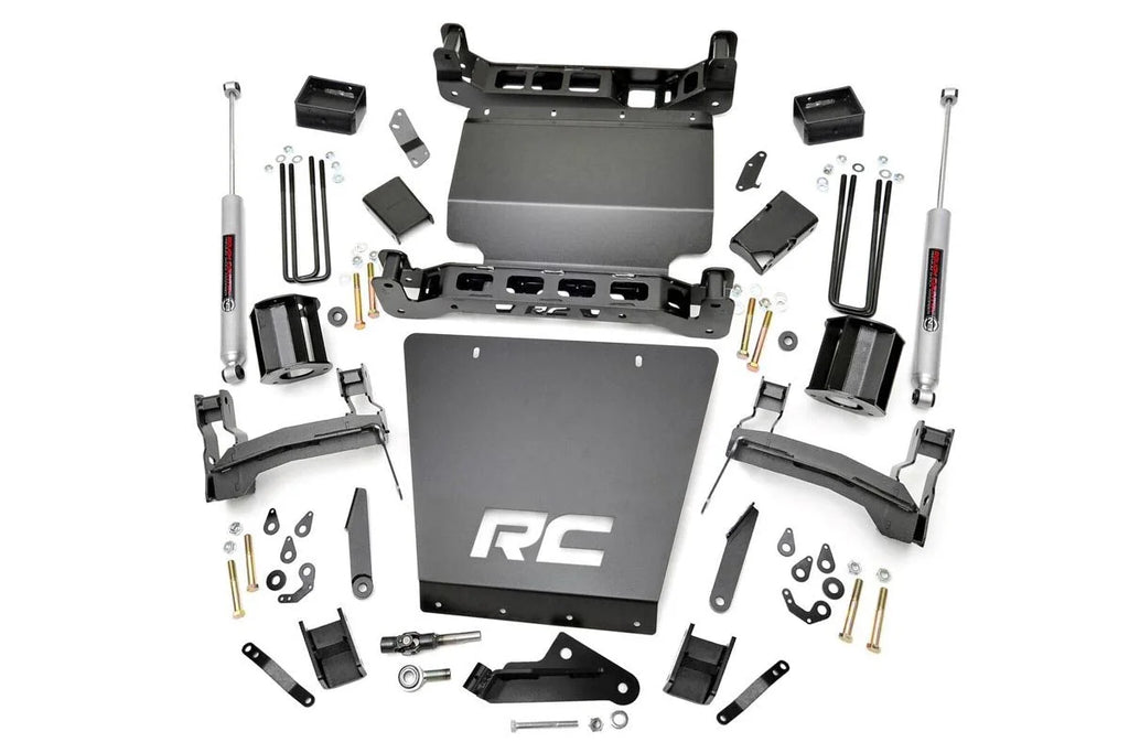 Rough Country 5 Inch Lift Kit | Bracket | Chevy Silverado & GMC Sierra 1500 4WD (2014-2018 & Classic) 29130