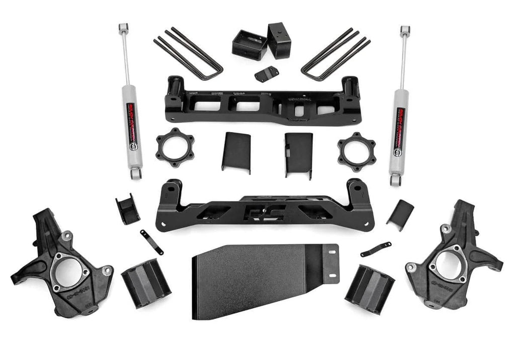 Rough Country 5 Inch Lift Kit | Chevy Silverado & GMC Sierra 1500 4WD (2007-2013) 26230