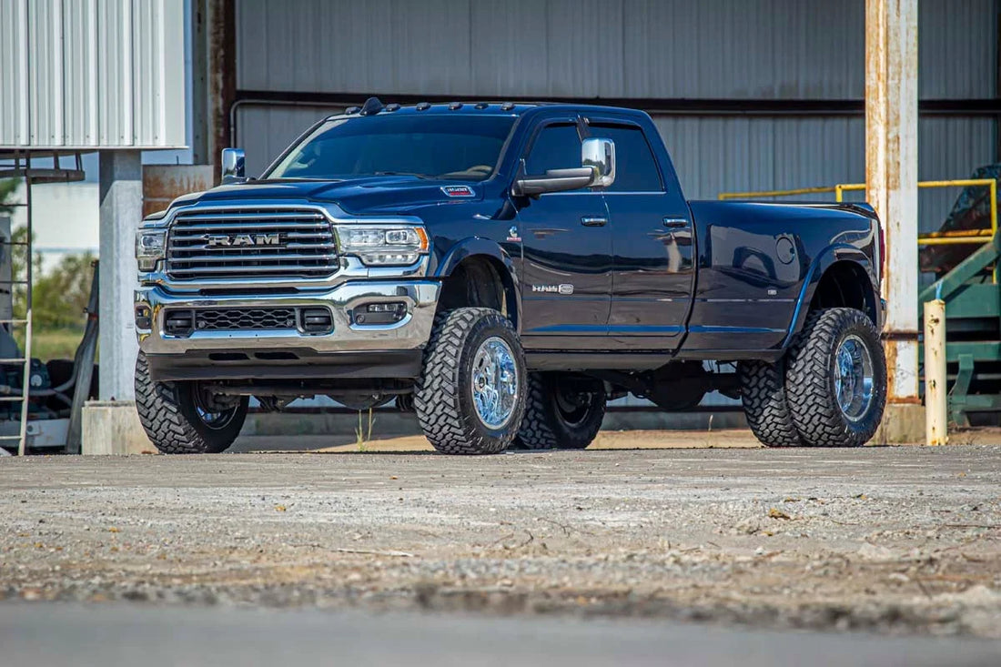 Rough Country 5 Inch Lift Kit | DRW | OE Rear Air | Ram 3500 4WD (2020-2024) 30930 - Side View