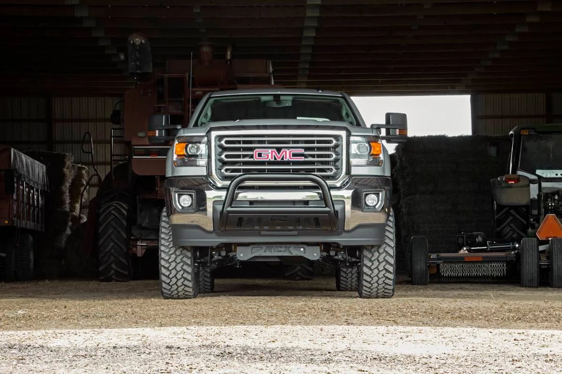Rough Country 5 Inch Lift Kit | NTD | Chevy/GMC 2500HD/3500HD (11-19) 26030 - Front View