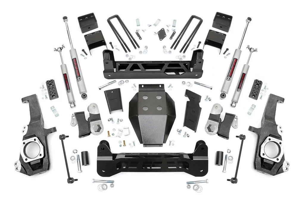 Rough Country 5 Inch Lift Kit | NTD | w/ Overloads | Chevy/GMC 2500HD/3500HD (20-26) - Main Product View